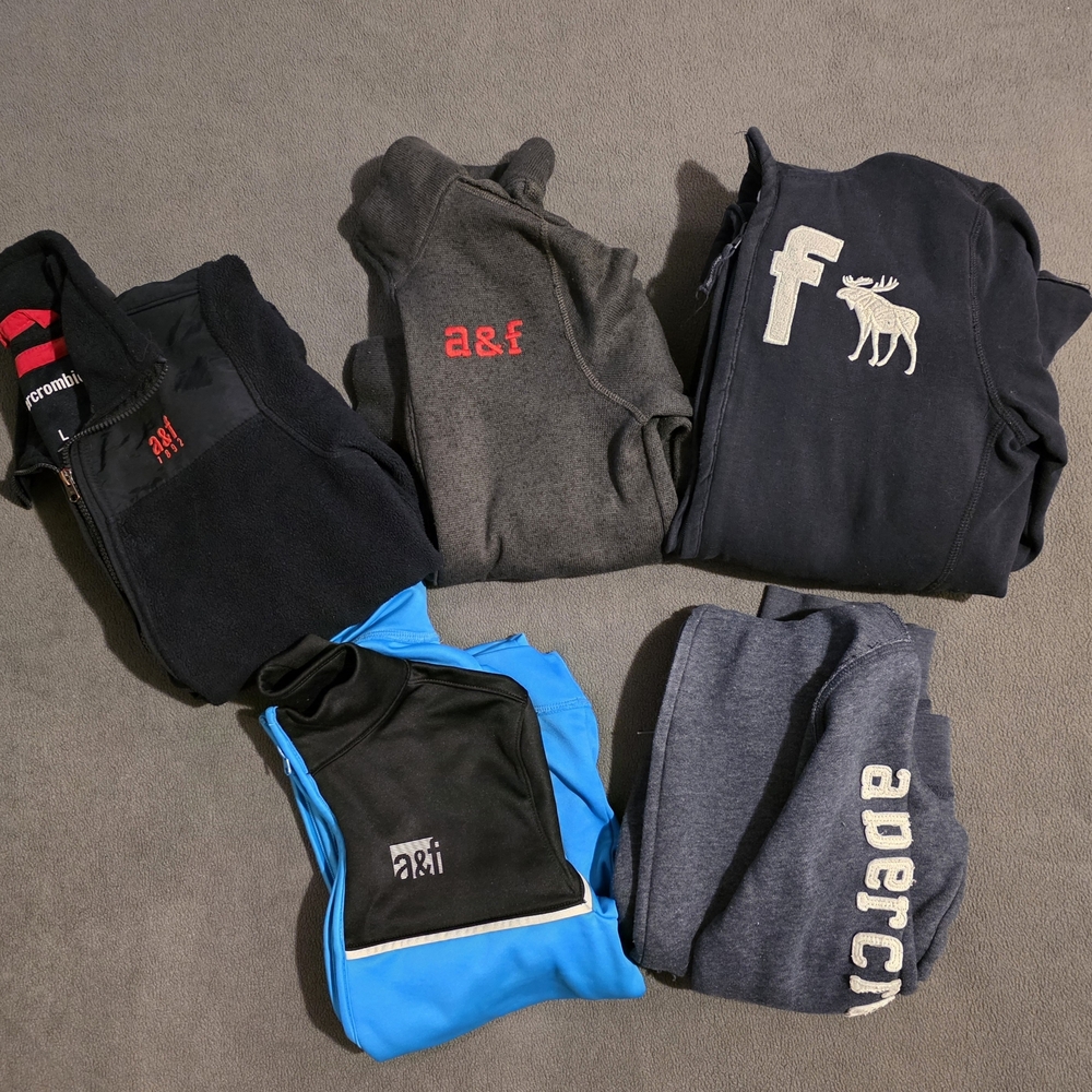 Abercrombie & Fitch Hoodie and Jacket Collection